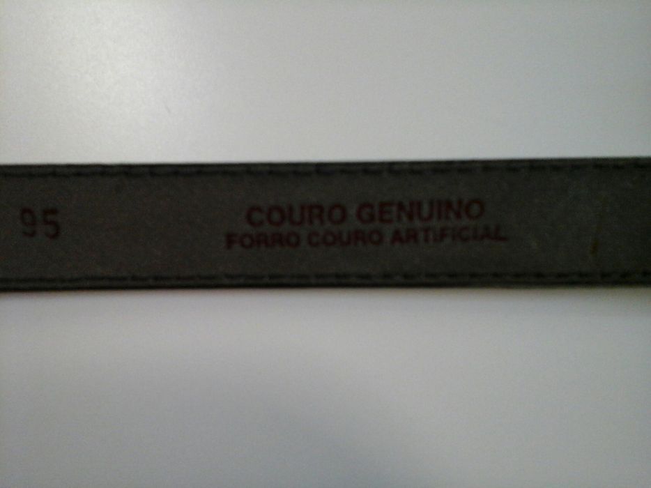 Cinto castanho com dourado para senhora (novo)