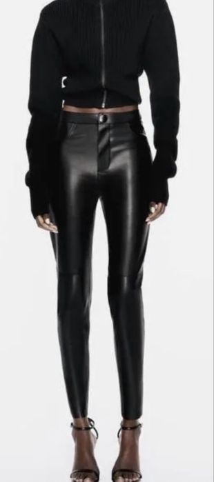 Штани шкіряні Zara , Джинсові штани Colins