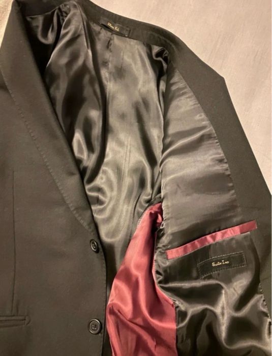 Fato homem preto Suits Inc