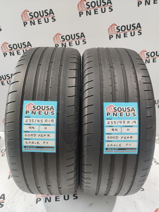 2 pneus semi novos 235-45R19 Goodyear - Oferta dos Portes