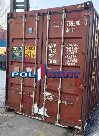 Kontener morski - 12 metrowy, 40 HC - sprzedam-EP