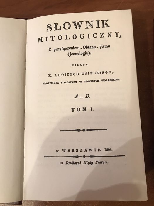 Słownik mitologiczny Aloizego Osinskiego