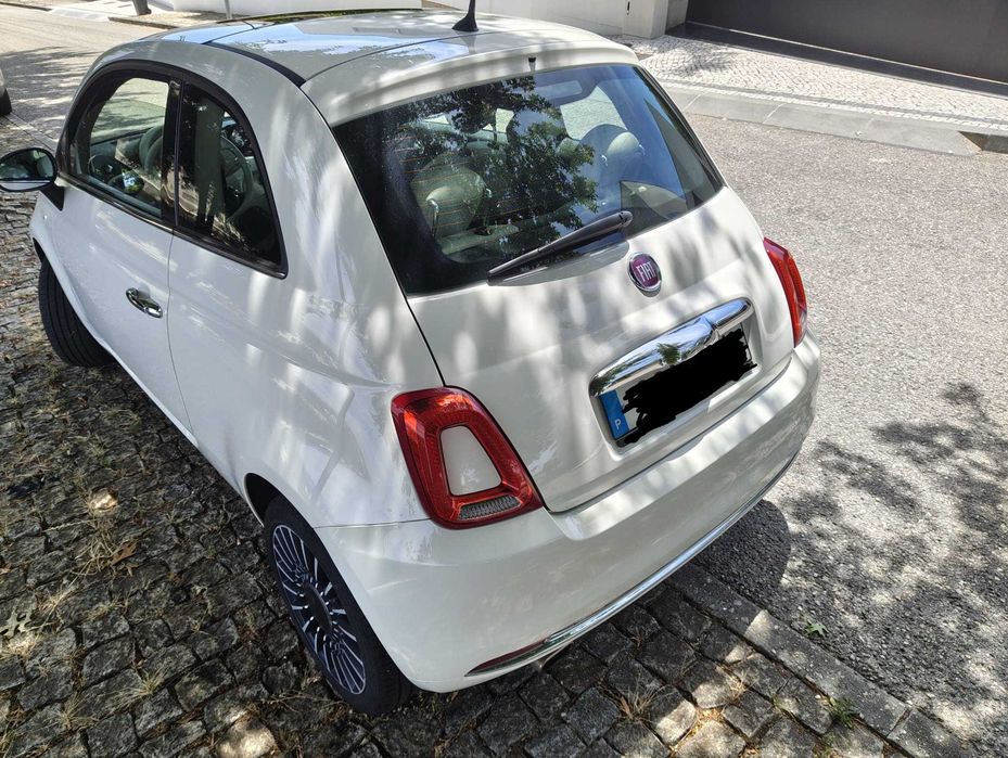 FIAT 500 1.2 8V S&S Lounge - Ano 2018 - 85 000KMs - Gasolina