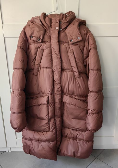 Kurtka zimowa brązowa. Bardzo ciepła. Next. L.