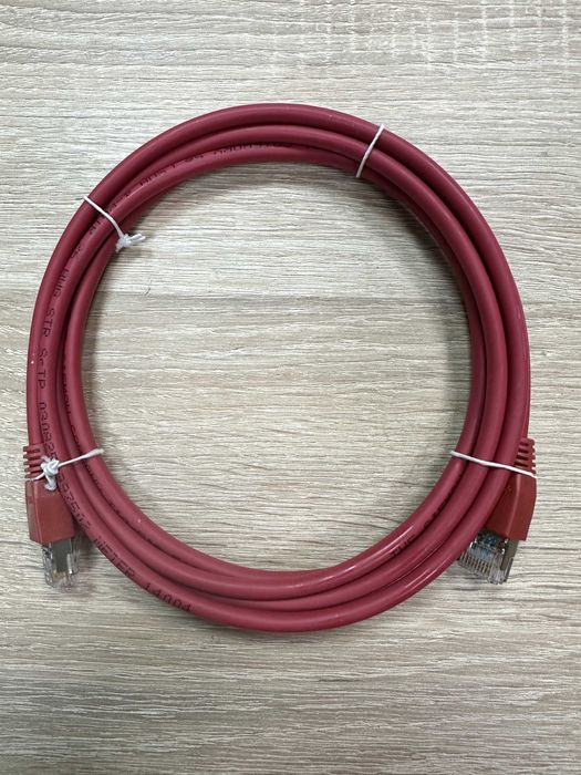 21 шт. Патч-корд Siemon, кат. 5е, RJ45 UTP, PVC, 2 м-03 LB, бордовий