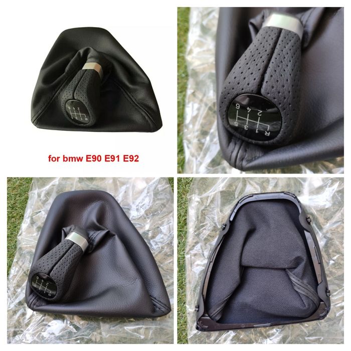 Alavanca BMW moca punho manete + fole mudanças F30/E90/E81 Serie 1/2/3