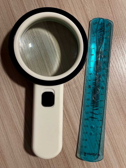 Лупа 30X мощная с подсветкой 12 LED идеальна для точных работ и чтения