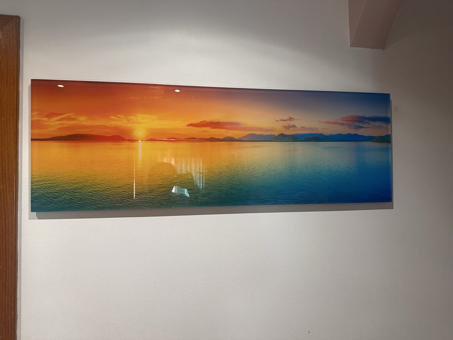 Quadro  decorativo de vidro