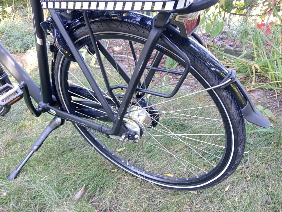 Rower holenderski Gazelle Orange C7+ czarny mat 61