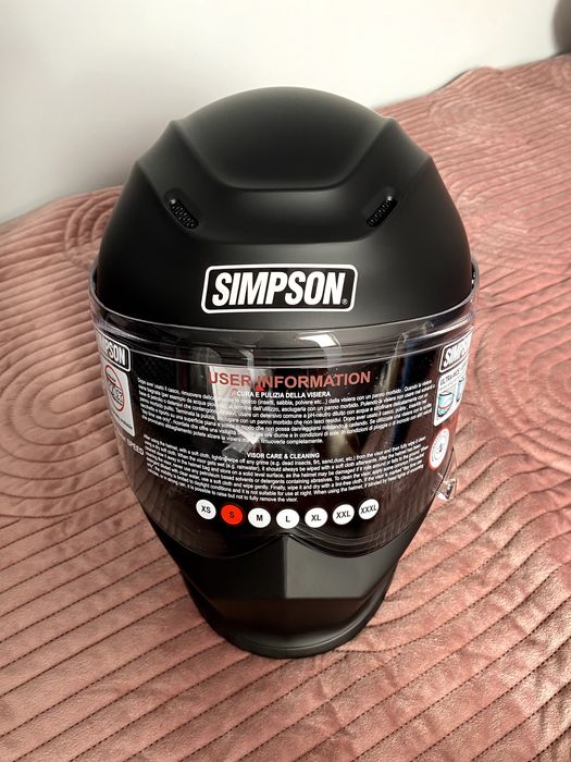 Kask motocyklowy Simpson ECE 22.06