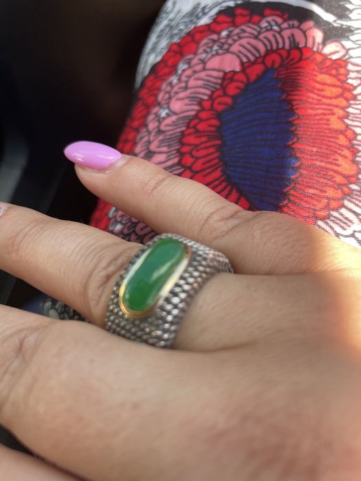 Anel Pekan prata e ouro