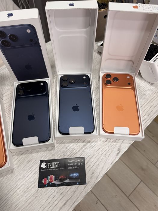 New/Open iPhone 17 pro max 256gb  Blue/Orange