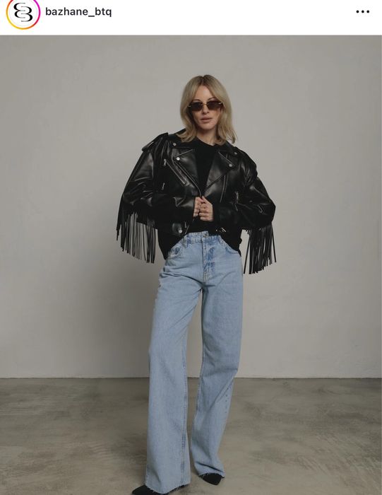 Кожаная куртка bazhane