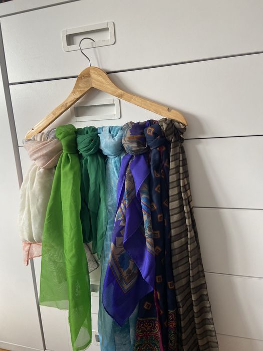 Set de 7 lenços multicolor