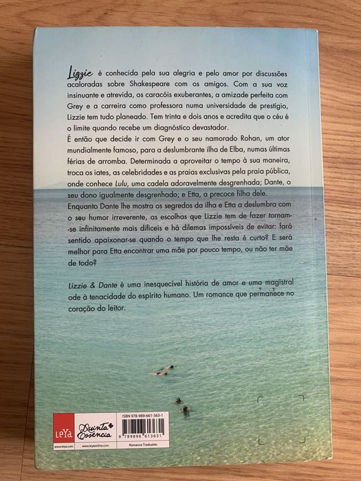 Livro “Lizzie & Dante”