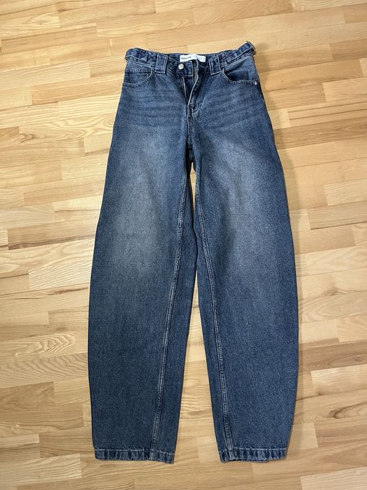 Spodnie WIDE - Wide leg - Bershka