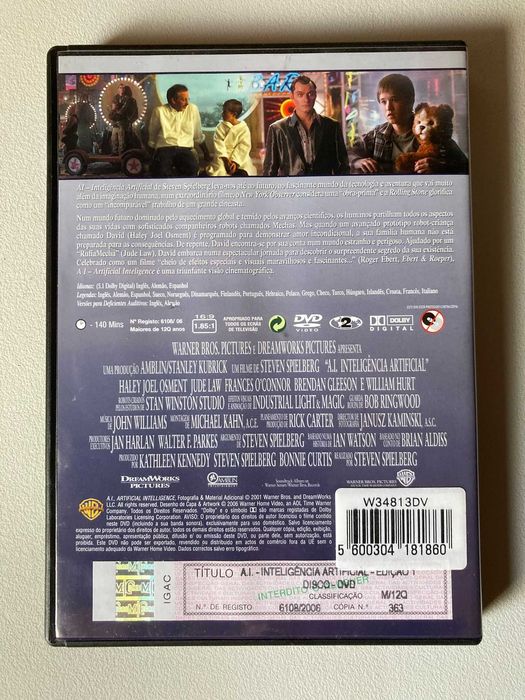 [DVD] A.I.: Inteligência Artificial