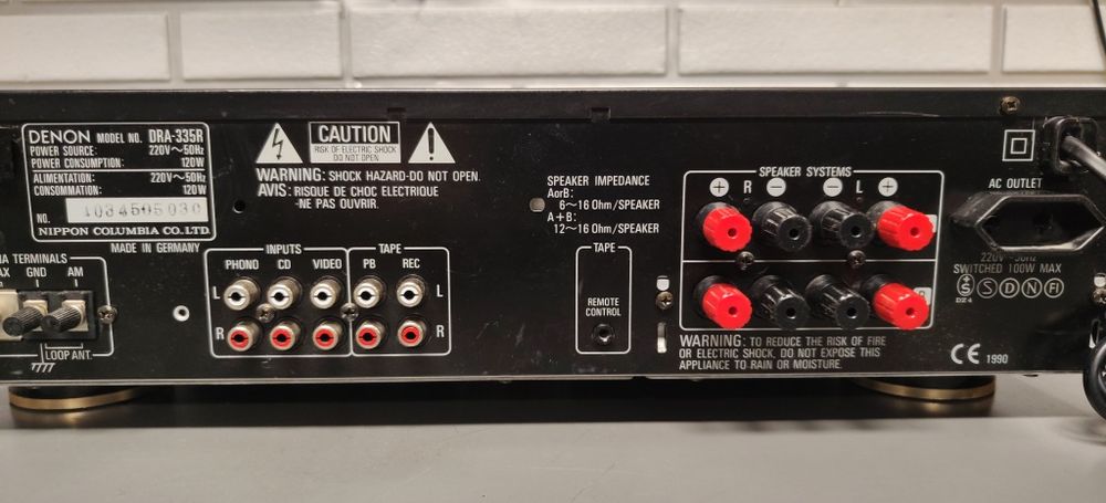 Amplituner DENON DRA-335R. IDEALNY