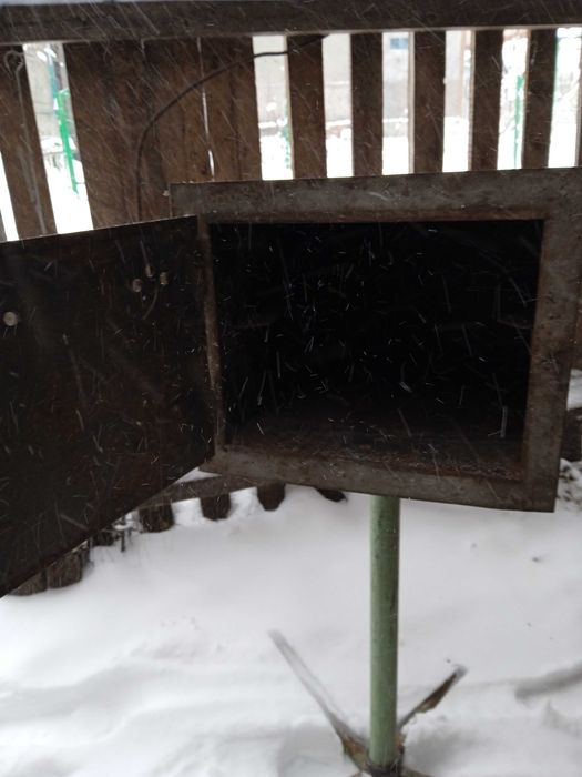 Духовка для грубки/пічки металева 44×30×23 см