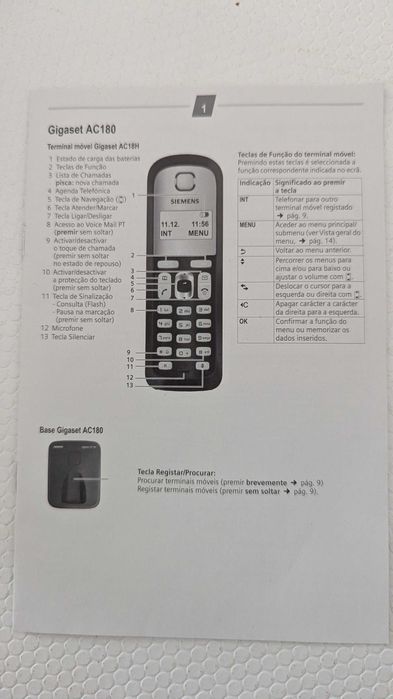 Siemens Gigaset AC180 Cordless Telephone – NEW64741323367297122