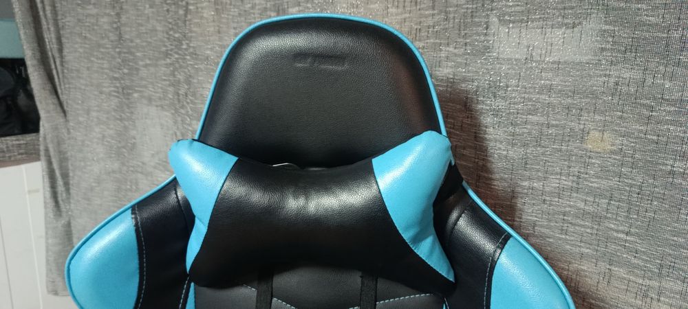 Cadeira Gaming & Office Ergonómica – Conforto Premium (Azul/Preto)