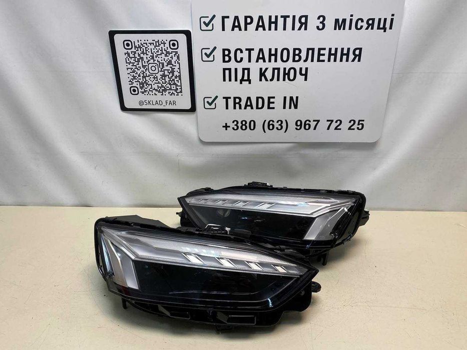 Фара Audi A5 S5 8w matrix рест фары Ауди а5 матрикс