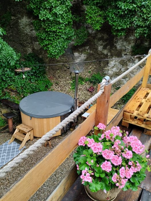 Całoroczny domek na wyłączność. Balia , sauna, beczka do schładzania