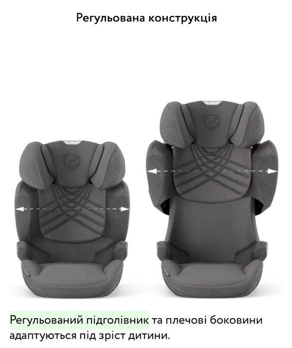Автокрісло Cybex Solution Z Fix, група 2/3