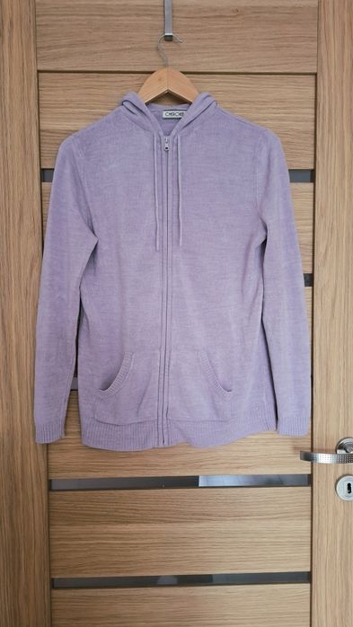 Sweter sweterek S/M rozpinany z kapturem