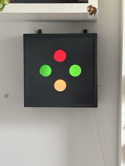 Test Wortha do dali -retro, sprawny, unikat okulistyczny / ortoptyczny