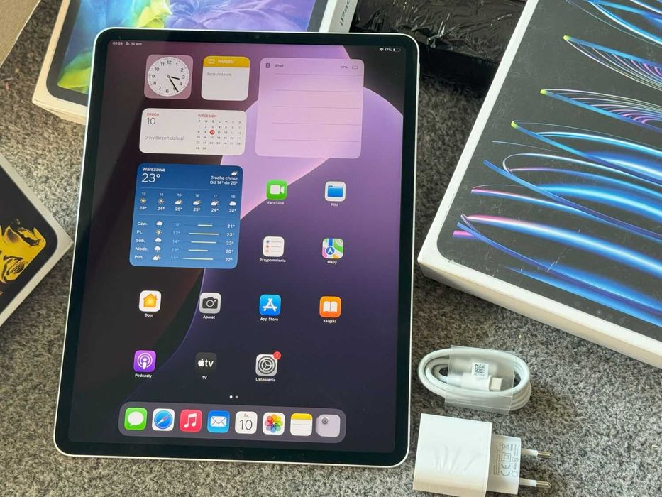 iPad Pro 12.9 13 6 GEN M2 256GB Wifi Cellular LTE 5G Grey Bat100% GWAR