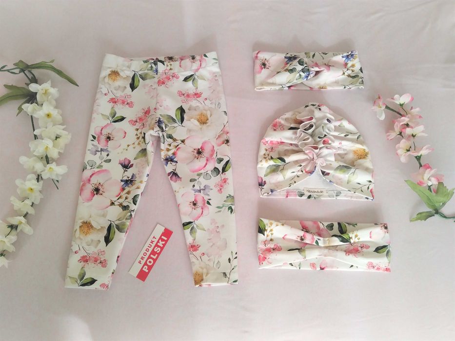 Legginsy niemowlęce - dziecięce - hand made