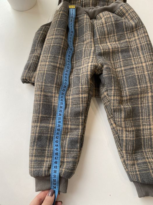 Костюм зимовий в клітинку