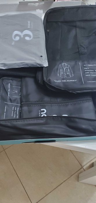 Kit de organização de malas de viagem