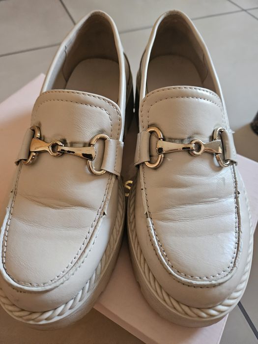 Mokasyny rozm.38 kolor beige