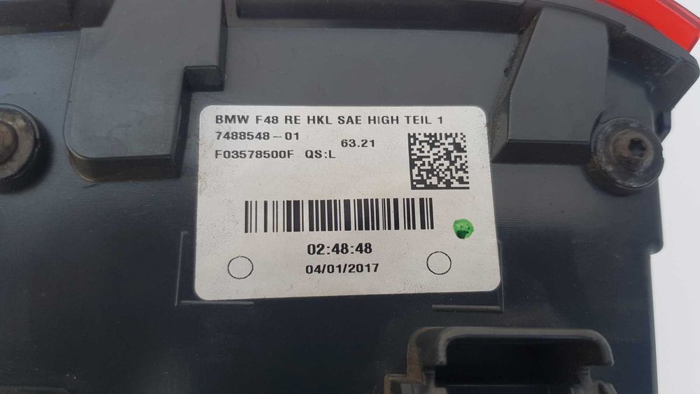 Задние фонари BMW X1 2016 63217488547 63217488548