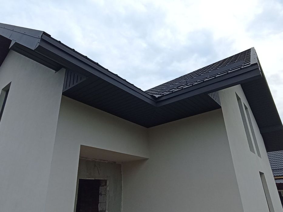 Дах,покрівельні роботи,перекриття даху,підшива,водозливи,обшивка димох