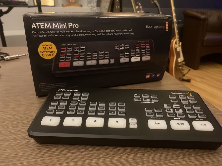 Atem mini pro mikser wideo blackmagic