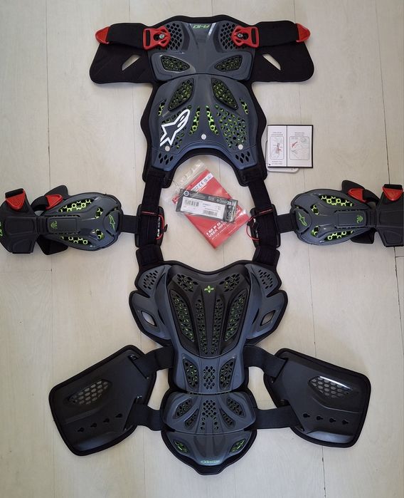 Панцир Alpinestars A10 FULL мото панцирь захист тіла  черепаха мото черепаха захист тулуба Leatt 6.5 5.5  kovi geon ендуро мотокрос
 та вагу до 100кг.