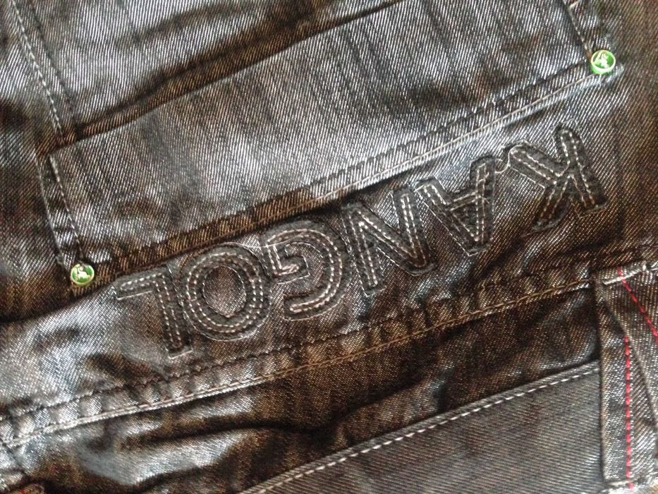KANGOL  świetne konkretne spodnie jeansowe męskie UNIKAT-STAN IDEAŁ !!!