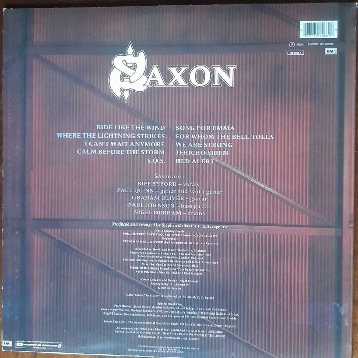 Vinil / Lp - Saxon - Álbum Destiny de 1988