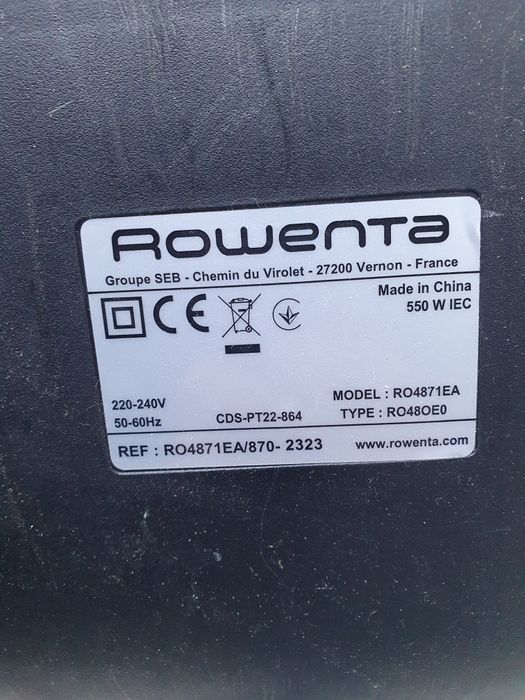 Rowenta Compact Power Xxl Odkurzacz, Niebieski, 550W 220V