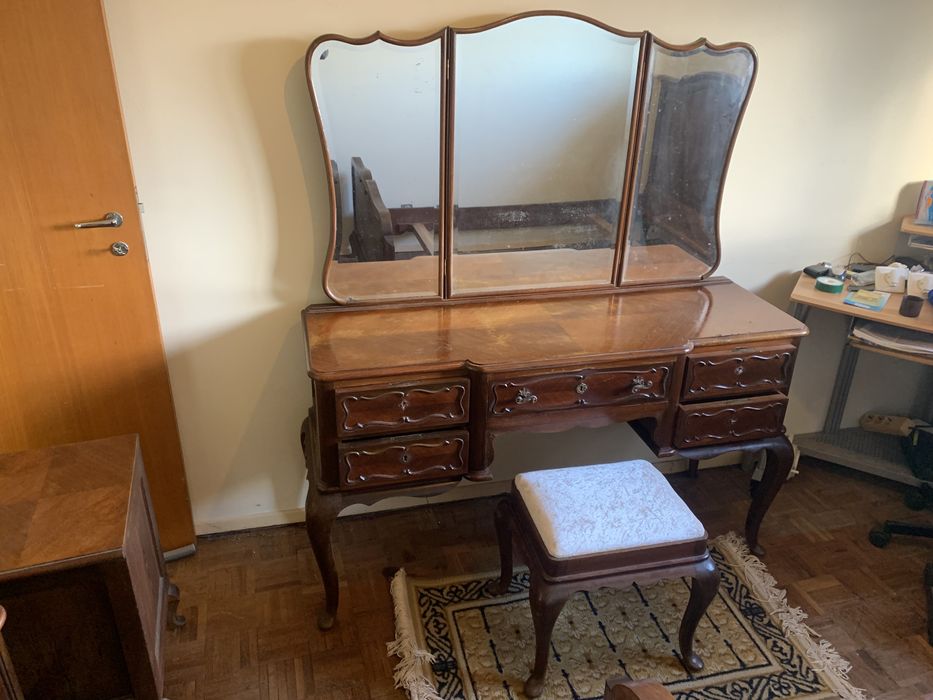 Moveis quarto completo antigo vintage