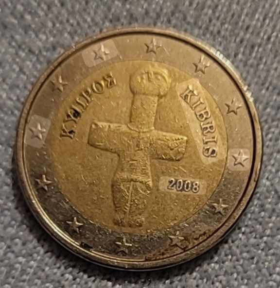 Moeda 2€, Chipre 2008
