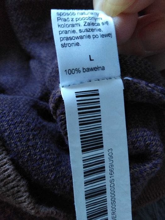 Nowy, bawełniany golf " Bytom " r. L - Unisex