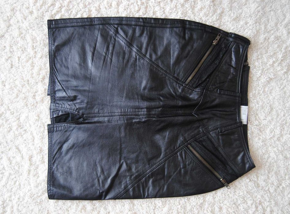 Шкіряна спідниця / кожаная юбка р-р С-М