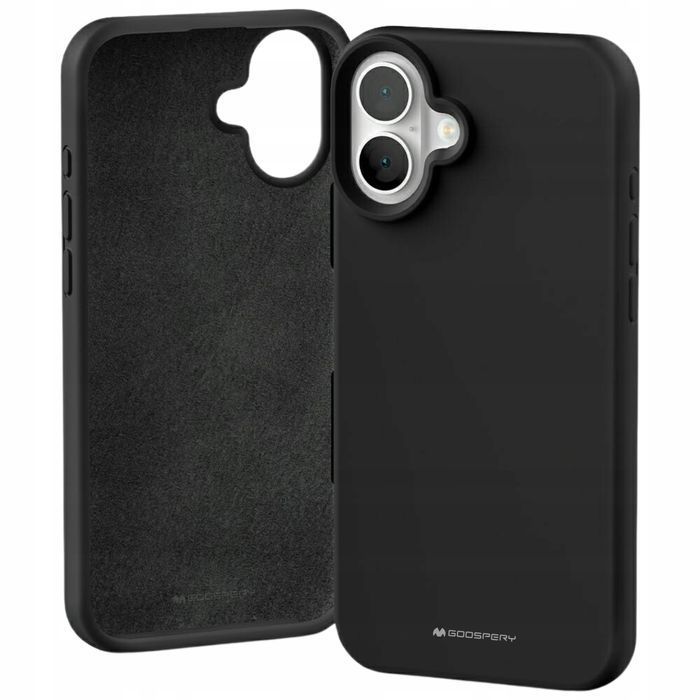 Etui do iPhone 16 Plus Mercury Silicone czarne
