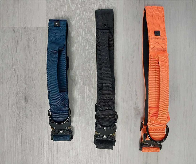 Ошейник с ручкой и застежкой тактический для собак