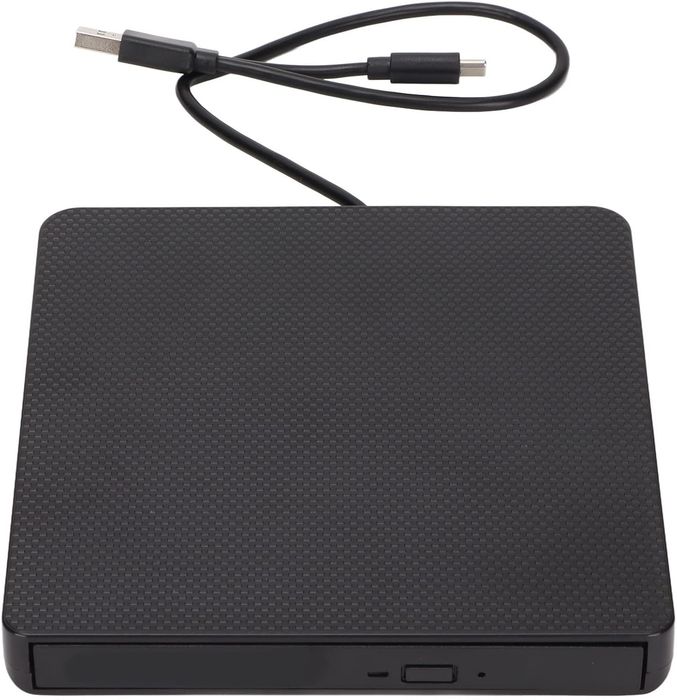 Zewnętrzny Napęd Nagrywarka DVD CD-ROM Rewriter USB Typ A Typ C