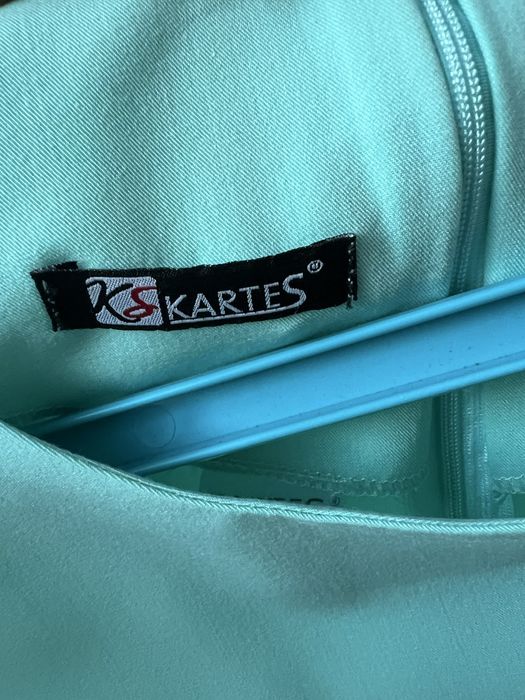 Mietowa sukienka damska